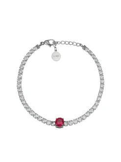 ACCIAIO Bracciale con zirconi