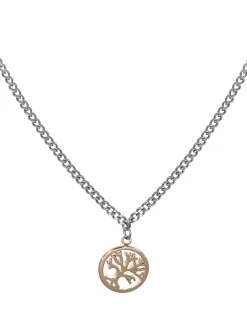 ACCIAIO Collana albero della vita