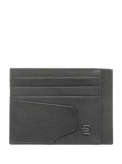 AKRON Portacard piatto in pelle