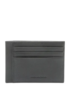 AKRON Portacard piatto in pelle