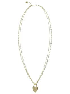 ALL YOU NEED IS LOVE Collana con charm a forma di cuore