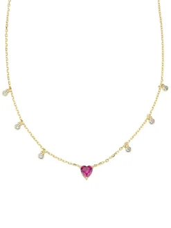 AMORE Collana in argento multicharms