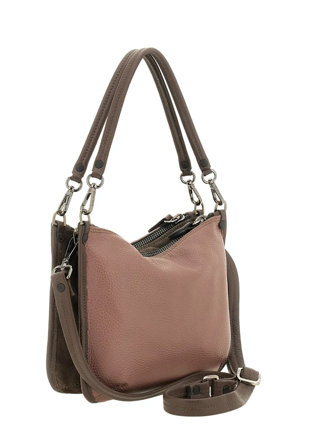 ARIANA Borsa shopping a spalla, con tracolla, in pelle