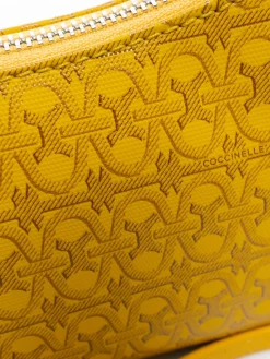 AURA COATED MONOGRAM Mini Bag a tracolla