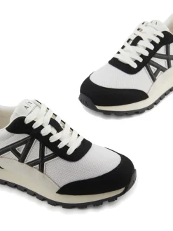 A|X Sneakers mesh con logo a contrasto