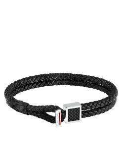 BANDY Bracciale uomo in pelle intrecciata