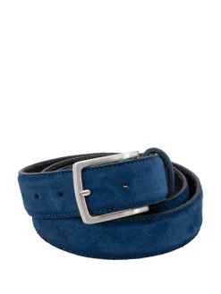 BASIC Cintura in pelle, con logo impresso