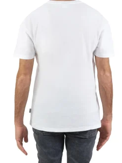 BASIC FLOCK T-shirt in cotone con logo