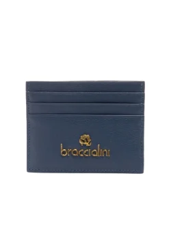 BASIC Portacarte piatto in pelle