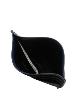 BASIC Portacarte piatto in pelle
