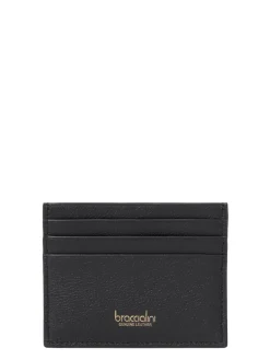 BASIC Portacarte piatto in pelle