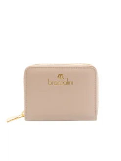 BASIC Portafoglio in pelle piccolo zip around
