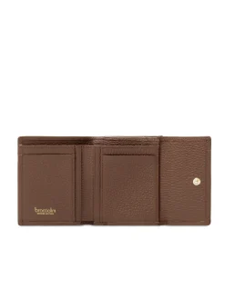 BASIC Portafoglio piccolo in pelle con patta