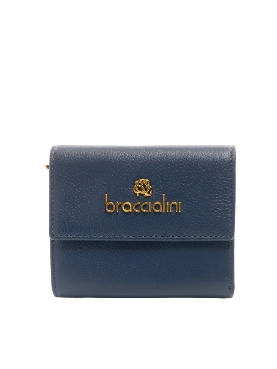 BASIC Portafoglio piccolo in pelle con patta