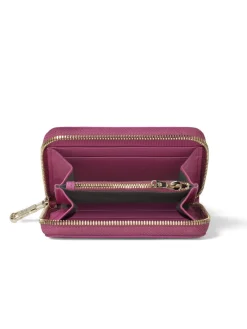 BASIC Portafoglio piccolo in pelle zip around
