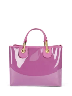 BETH JELLY Borsa a mano piccola lucida con pouch