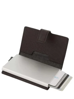 BLACK SQUARE Astuccio portacard in pelle