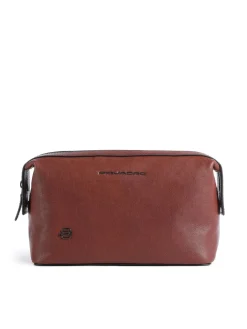 BLACK SQUARE Beauty Case in pelle