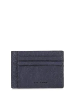 BLACK SQUARE Portacard piatto in pelle