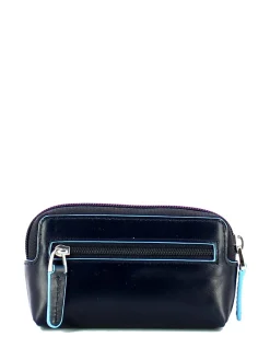 BLUE SQUARE Astuccio portachiavi in pelle