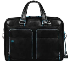 BLUE SQUARE Cartella in pelle porta PC 14"