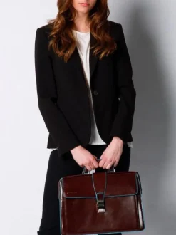 BLUE SQUARE Doctor Bag in pelle