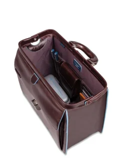 BLUE SQUARE Doctor Bag in pelle