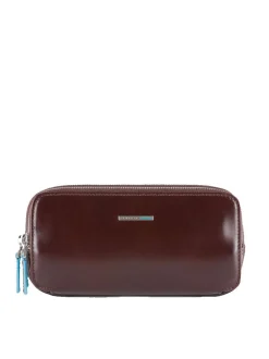 BLUE SQUARE Mini borsello in pelle 3 zip