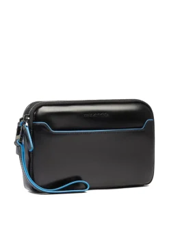 BLUE SQUARE Pochette da uomo in pelle