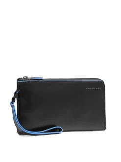 BLUE SQUARE Portacarte pochette uomo in pelle