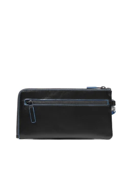 BLUE SQUARE Portacarte pochette uomo in pelle