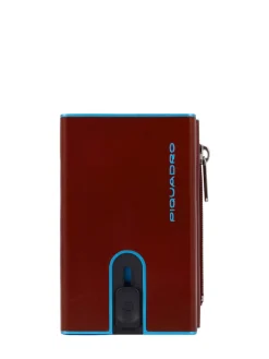 BLUE SQUARE Portafoglio in pelle con sliding system
