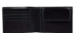 BLUE SQUARE Portafoglio in pelle con RFID
