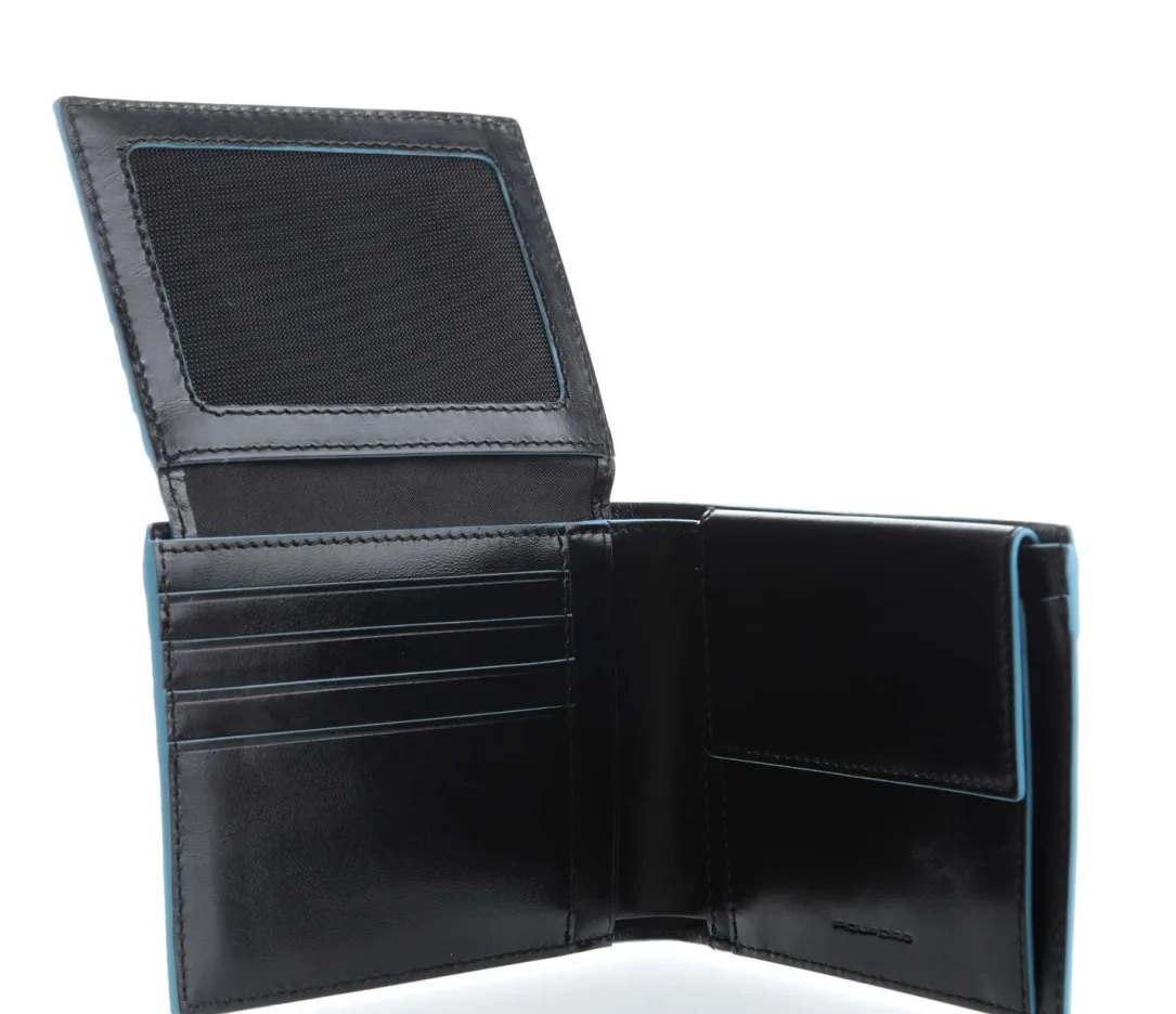 BLUE SQUARE Portafoglio in pelle con flap