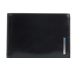 BLUE SQUARE Portafoglio in pelle con flap