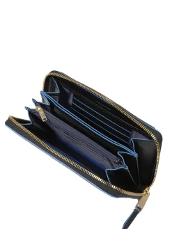 BLUE SQUARE Portafoglio zip around grande