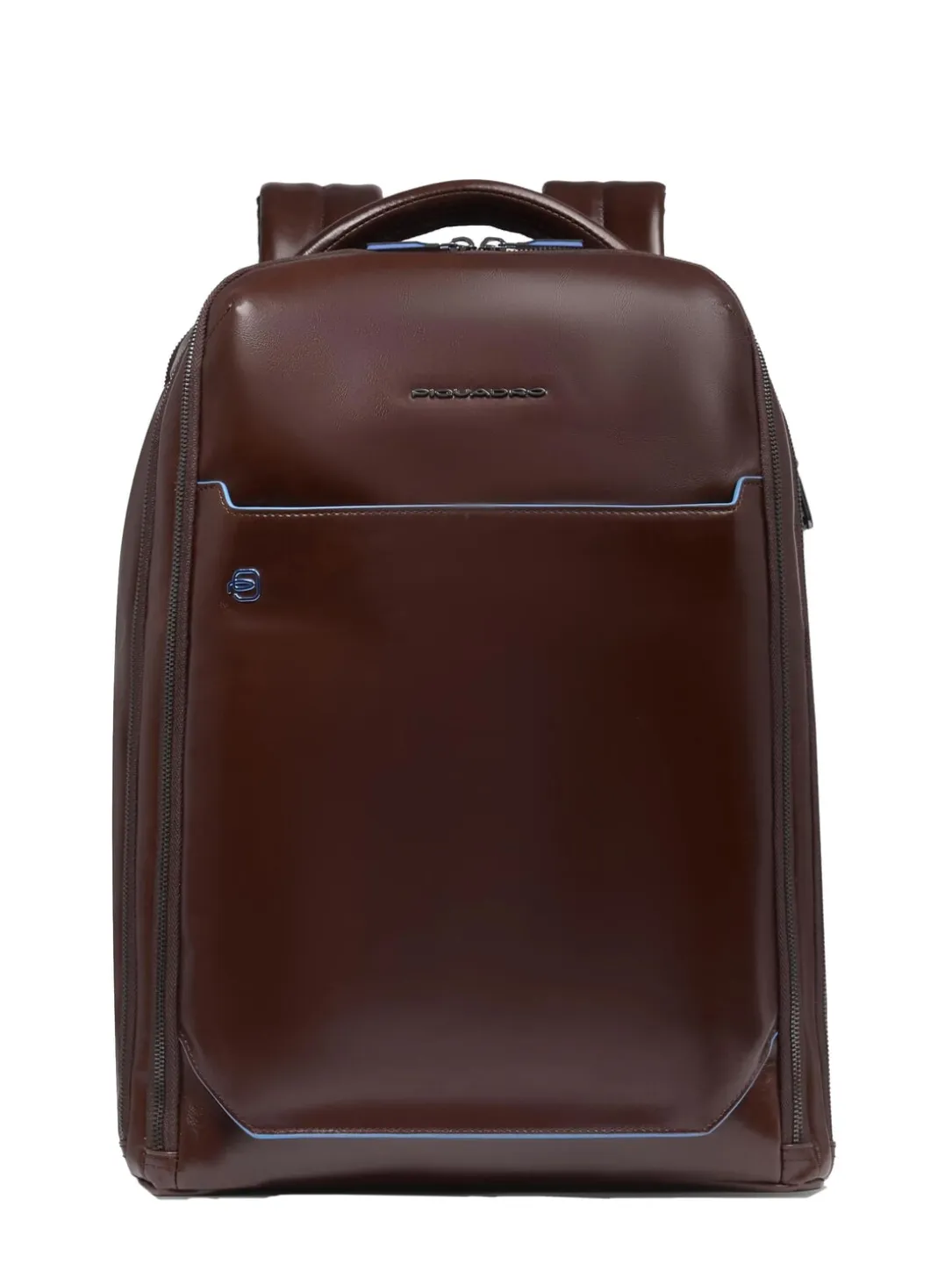 BLUE SQUARE Zaino in pelle fast-check porta pc 15,6"