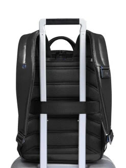 BLUE SQUARE Zaino porta PC 14", in pelle