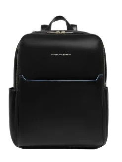 BLUE SQUARE Zaino porta PC 14", in pelle