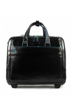 BLU SQUARE Trolley pilota in pelle