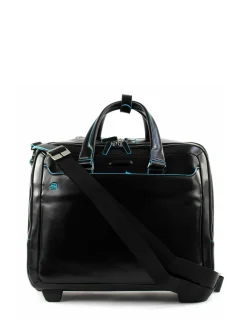 BLU SQUARE Trolley pilota in pelle