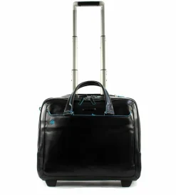 BLU SQUARE Trolley pilota in pelle