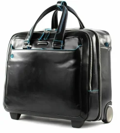 BLU SQUARE Trolley pilota in pelle