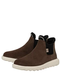 BRANSON Scarpa stivaletto in pelle scamosciata