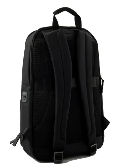 BRIEF ECOLOGICA TECH Zaino tessuto riciclato con placca USB, porta pc 15.6"