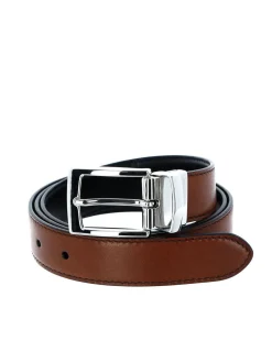 BRUNELLESCHI Cintura in pelle double face