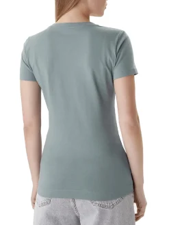 CAMELIA TRIANGLE T-shirt a maniche corte con stampa e applicazioni