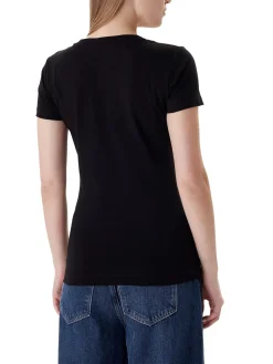 CAMELIA TRIANGLE T-shirt a maniche corte con stampa e applicazioni