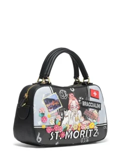 CARTOLINE Borsa a bauletto con tracolla