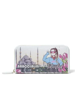 CARTOLINE ISTANBUL Portafoglio grande zip